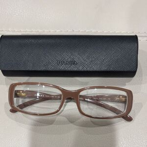 PRADA VPR06M Eyeglasses in color Hazelnut Mordore